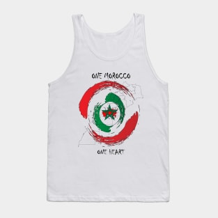 Proud Morocco Flag Gift Moroccan Lovers For Men's Women's Tank Top